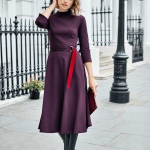 NWT: Women’s Boden Nerissa Ponte Dress, lined.